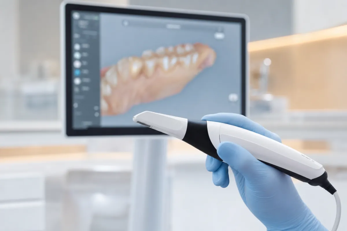 Projet numérique du sourire à partir d'un scan intra-oral, cabinet de Levallois-Perret